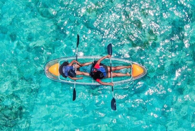 Clear Kayak Adventure in Zanzibar